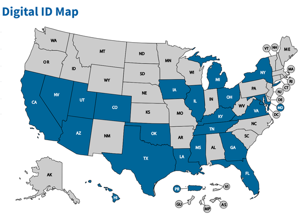 TSA Accepting Mobile ID's from 11 States